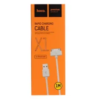 Зарядный кабель "Hoco" x1 белый 1m для для iPhone 3G/4/4S, iPod touch, iPad
