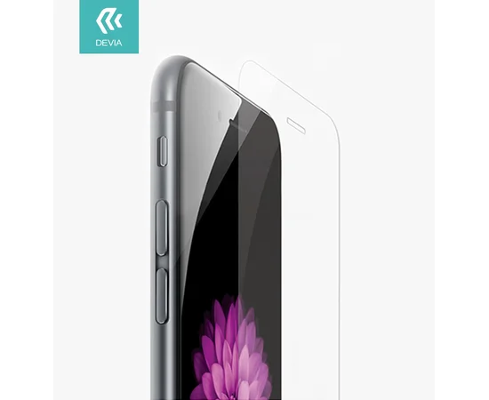 Защитное стекло Full Cover "Devia" прозрачное для iPhone 6/6S