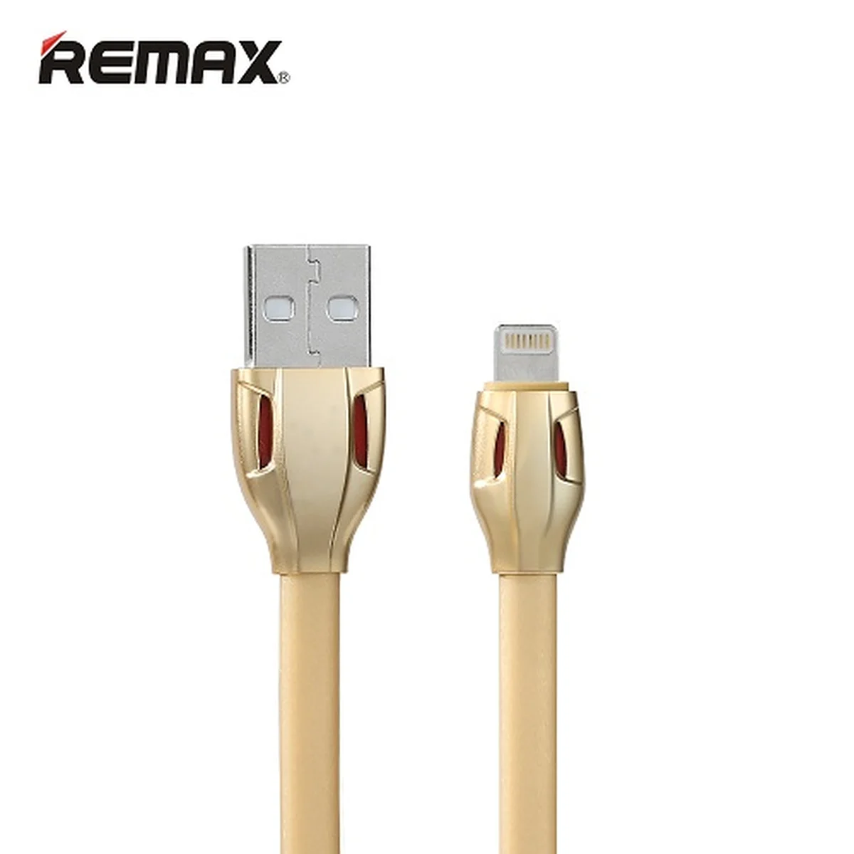 Lightning USB кабель "Remax Cobra" 1m золотий для iPhone / iPod / iPad