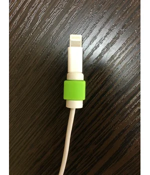 Защита зеленая для USB кабеля iPhone Защита зеленая для USB кабеля iPhone