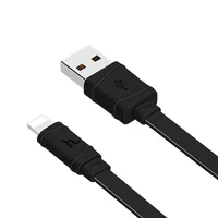 Lightning USB кабель "Hoco" X5 черный 1m для iPhone/iPod/iPad