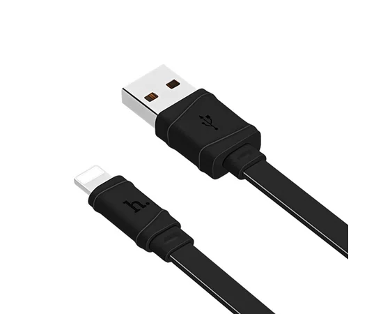 Lightning USB кабель "Hoco" X5 черный 1m для iPhone/iPod/iPad