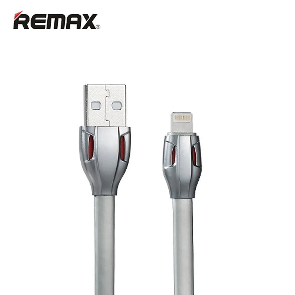 Lightning USB кабель "Remax Cobra" 1m серый для iPhone/iPod/iPad