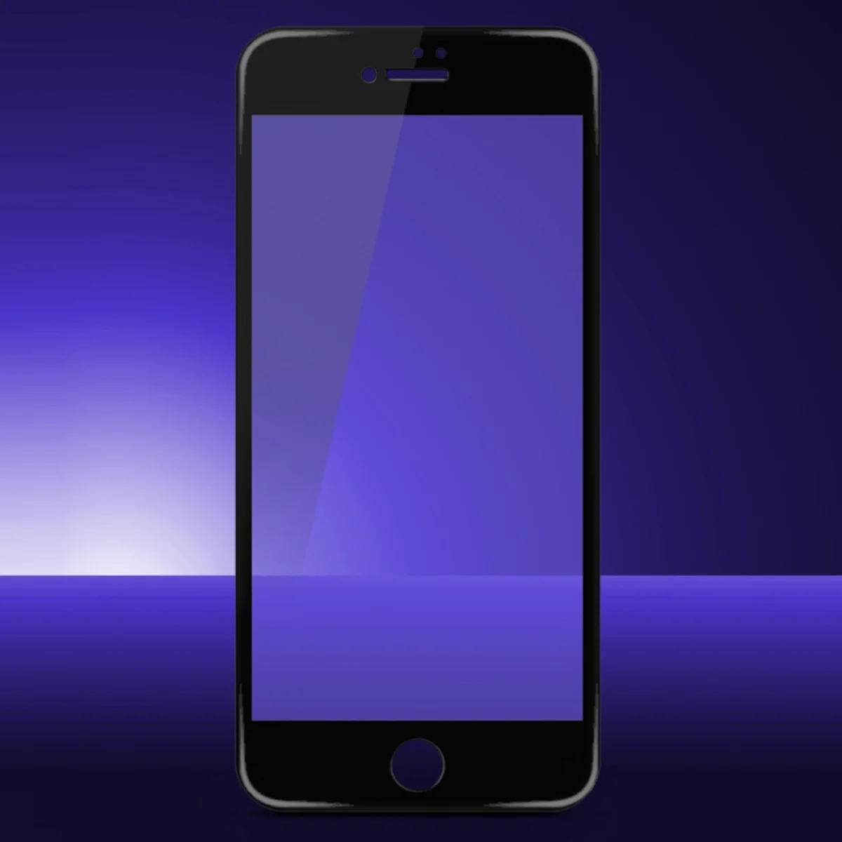 Захисне скло 3D "Devia" Jade чорне для iPhone 6 / 6S