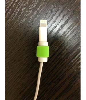 Защита зеленая для USB кабеля iPhone Защита зеленая для USB кабеля iPhone