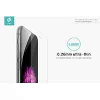 Защитное стекло Full Cover "Devia" прозрачное для iPhone 6/6S