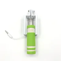 Компактный зеленый монопод для "селфи" 14-48 см