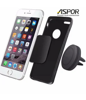 Магнітний автомобільний тримач "Aspor" чорний