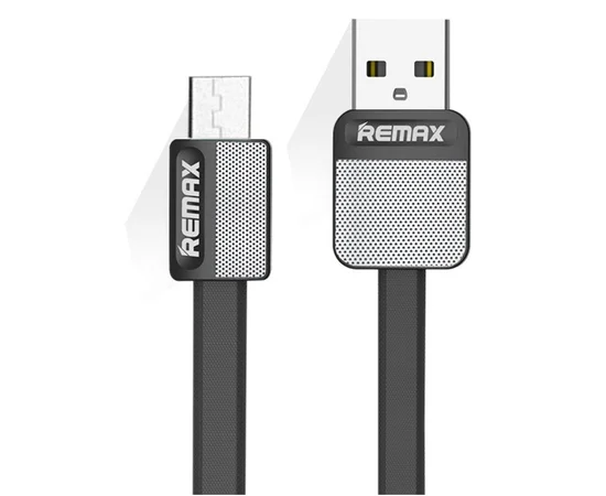 Micro-USB кабель "Remax" Metal 1m черный