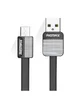 Micro-USB кабель "Remax" Metal 1m черный