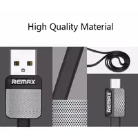 Micro-USB кабель "Remax" Metal 1m чорний