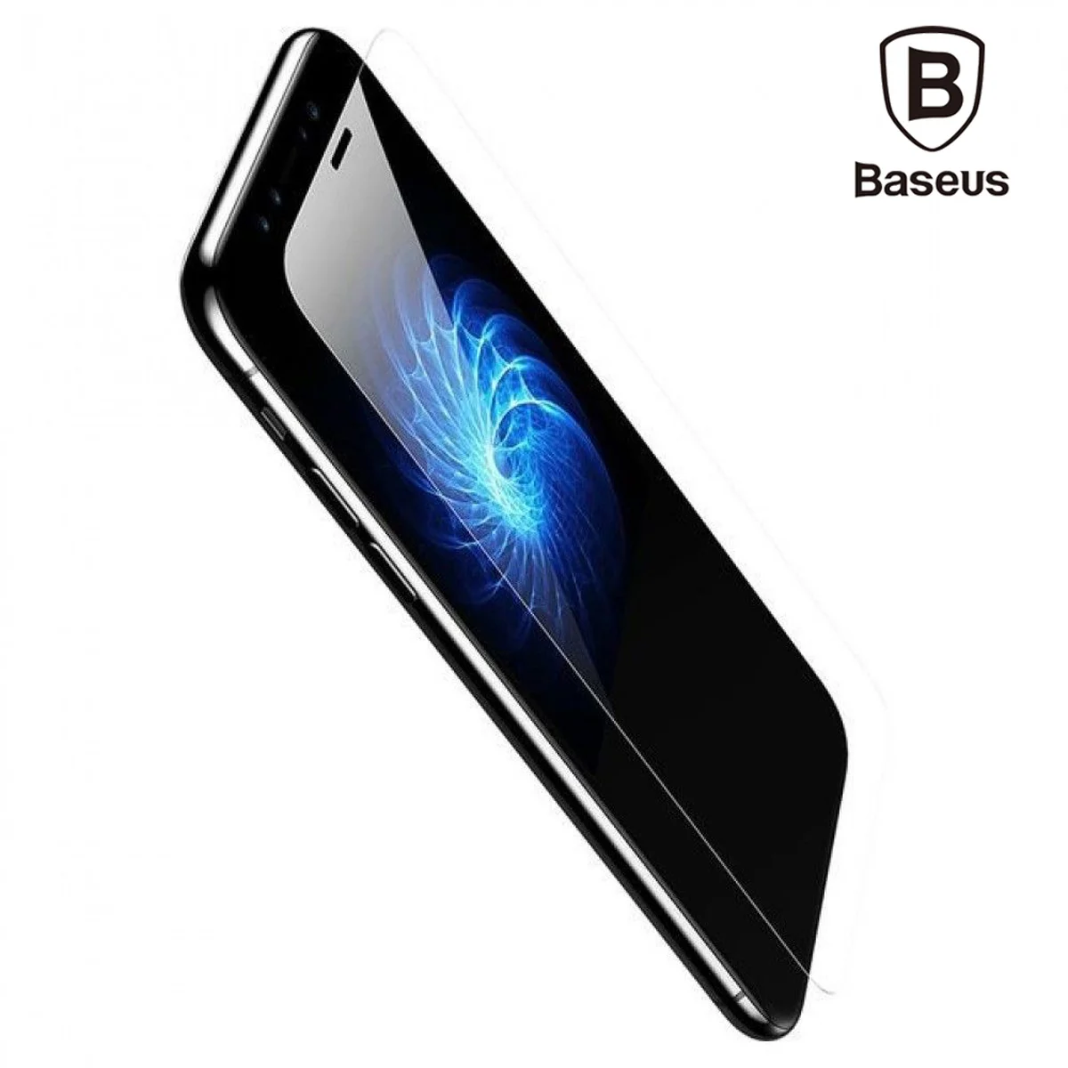 Переднее прозрачное стекло "Baseus" Light-thin 0.2mm для iPhone X/XS