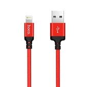 Lightning USB кабель "Hoco" x14 красный 1m для iPhone/iPod/iPad