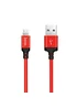 Lightning USB кабель "Hoco" x14 червоний 1m для iPhone / iPod / iPad