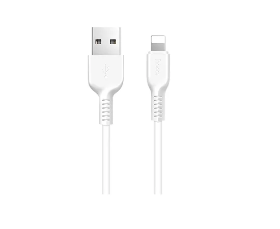 Lightning USB кабель "Hoco" x20 белый 1m для iPhone/iPod/iPad