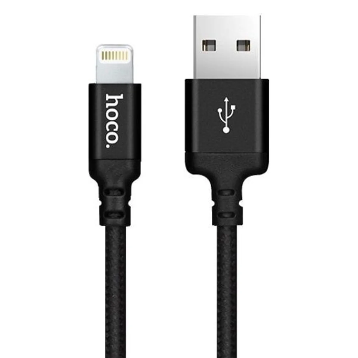 Lightning USB кабель "Hoco" x14 черный 1m для iPhone/iPod/iPad
