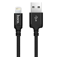 Lightning USB кабель "Hoco" x14 черный 1m для iPhone/iPod/iPad