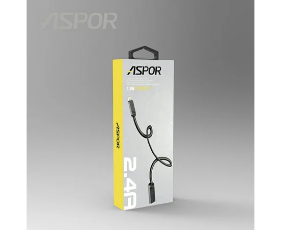 Lightning USB кабель "Aspor" AC-13 1.2m для iPhone/iPod/iPad