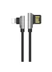 Lightning USB кабель "Hoco" U42 черный 1.2m для iPhone/iPod/iPad
