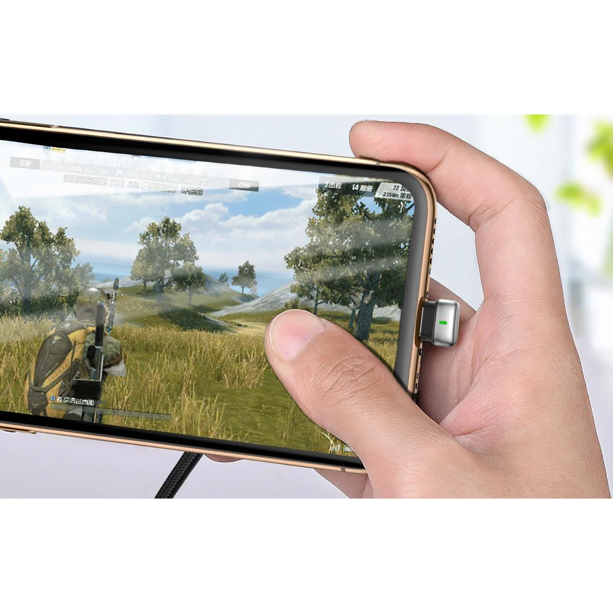 Lightning USB кабель "Baseus" U-shaped чорний 1m для iPhone / iPod / iPad