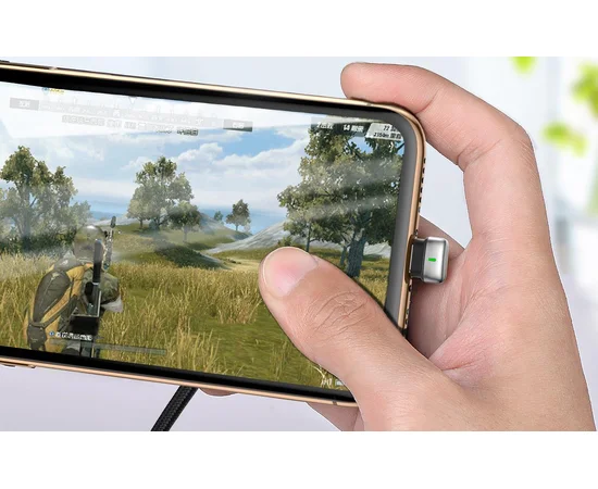 Lightning USB кабель "Baseus" U-shaped черный 1m для iPhone/iPod/iPad