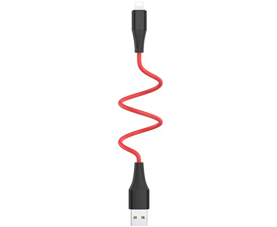Lightning USB кабель "Hoco" X32 красный 1m для iPhone/iPod/iPad