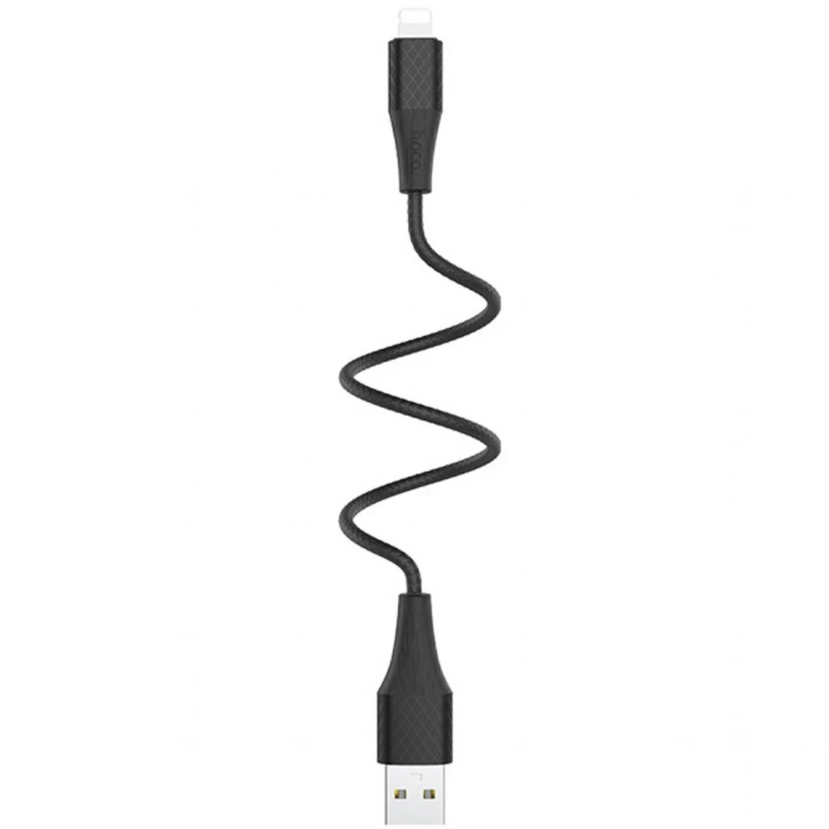 Lightning USB кабель "Hoco" X32 черный 1m для iPhone/iPod/iPad