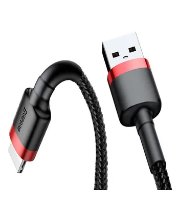 Lightning USB кабель "Baseus" Cafule красный 2m для iPhone/iPod/iPad