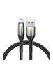 Lightning USB кабель "Baseus" Horizontal черный 0.5m для iPhone/iPod/iPad