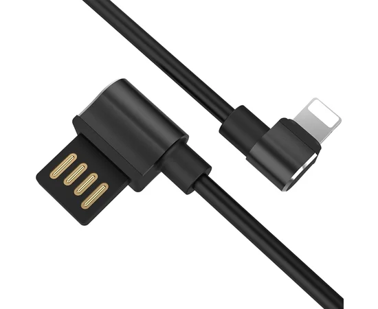 Lightning USB кабель "Hoco" U37 черный 1.2m для iPhone/iPod/iPad