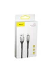 Lightning USB кабель "Baseus" Horizontal черный 0.5m для iPhone/iPod/iPad