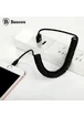 Lightning USB кабель "Baseus" Elastic пружина черный 1.6m для iPhone/iPod/iPad