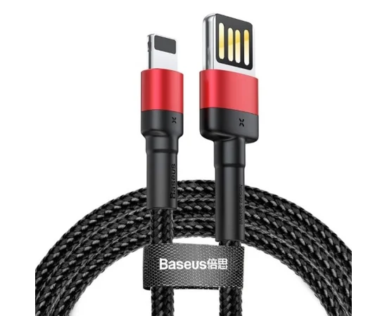 Lightning USB кабель "Baseus" Cafule красный 2m для iPhone/iPod/iPad