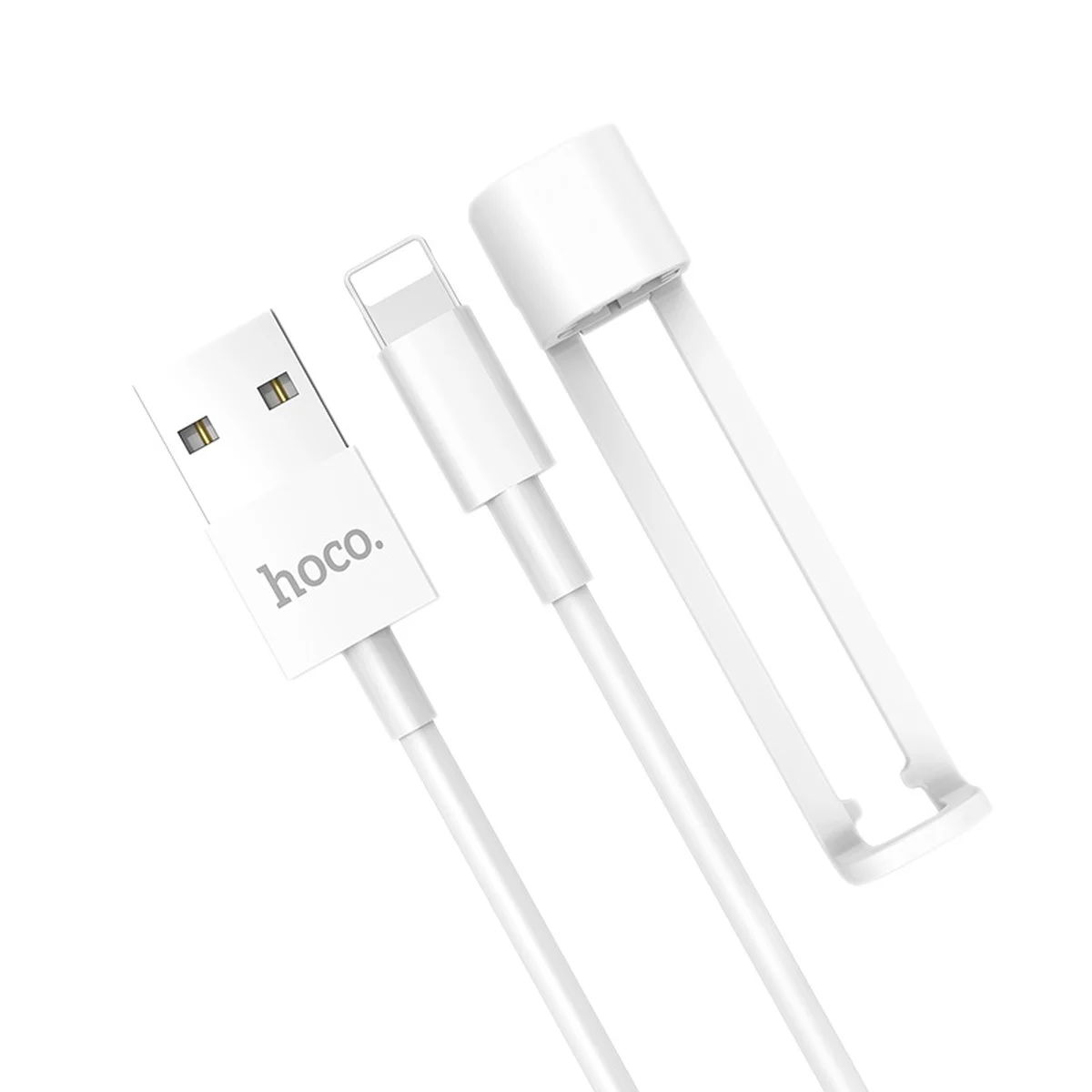 Lightning USB кабель "Hoco" X31 з підставкою 1m для iPhone/iPod/iPad