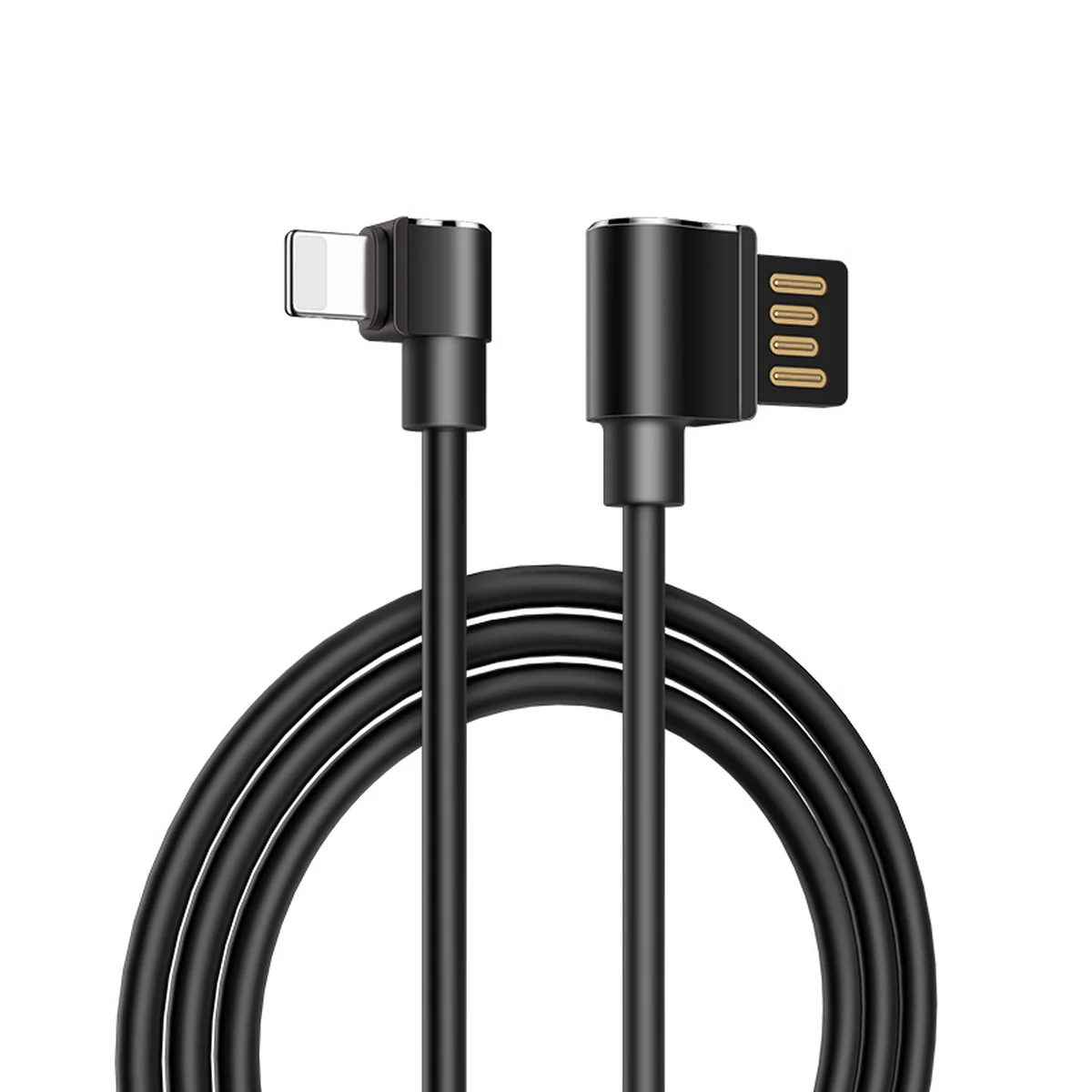 Lightning USB кабель "Hoco" U37 черный 1.2m для iPhone/iPod/iPad