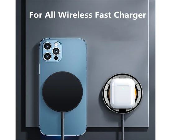 Беспроводное зарядное устройство "Jaster" 20W Magnetic MagSafe Charger Черный