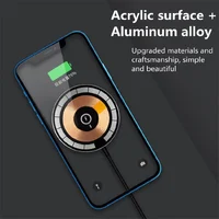 Беспроводное зарядное устройство "Jaster" 20W Magnetic MagSafe Charger Черный