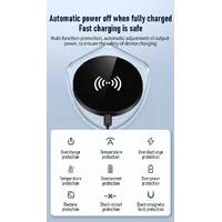 Беспроводное зарядное устройство "Jaster" 30W MagSafe Charger Pad with cable Черный