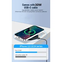 Беспроводное зарядное устройство "Jaster" 30W MagSafe Charger Pad with cable Черный