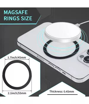 Магнитное кольцо "Sticker Ring" для Magsafe Черное Магнитное кольцо "Sticker Ring" для Magsafe Черное