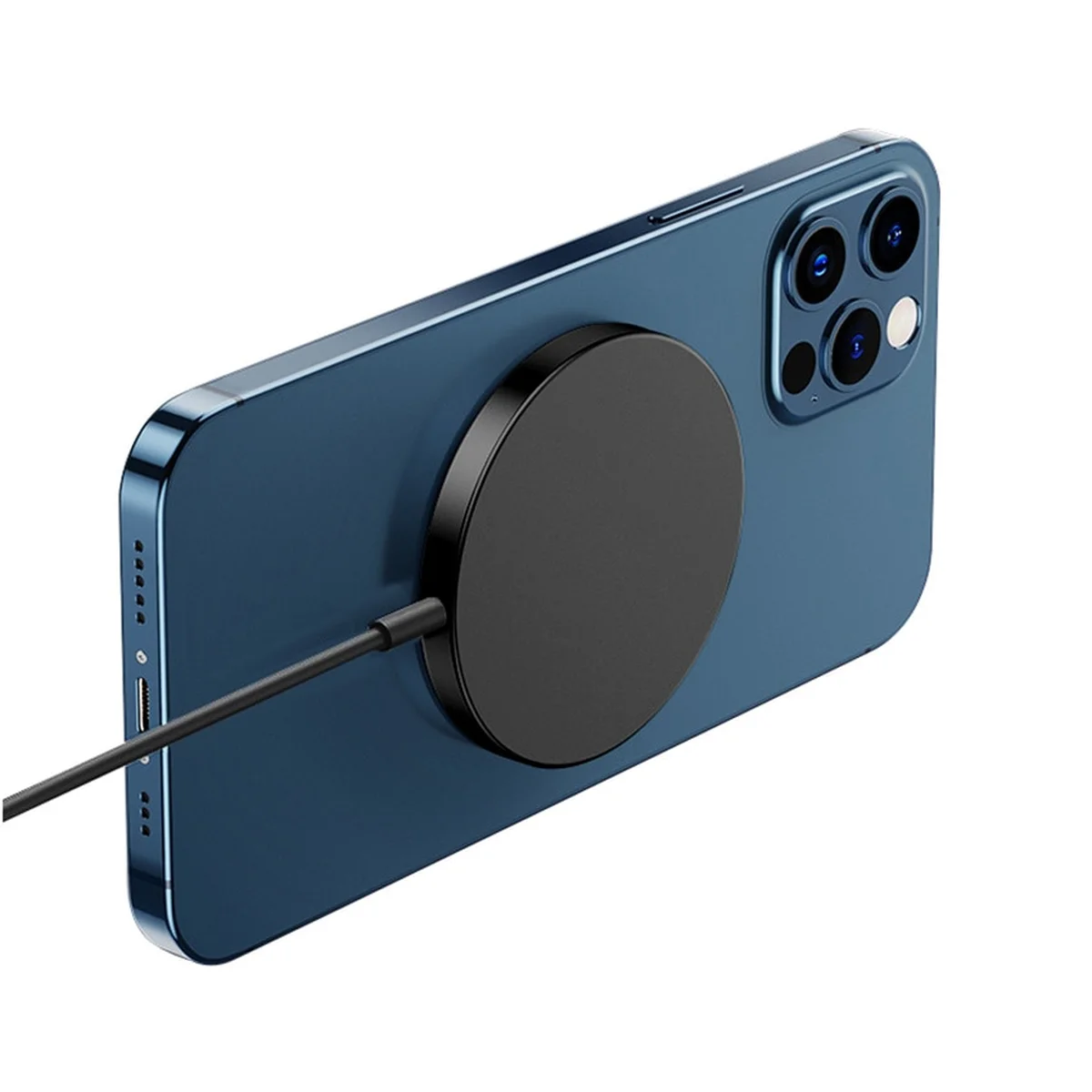 Беспроводное зарядное устройство "Jaster" 20W Magnetic MagSafe Charger Черный