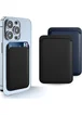 Чехол-бумажник Leather Wallet "JASTER" для iPhone with MagSafe Черный