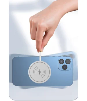 Беспроводное зарядное устройство "Jaster" 15W MagSafe Charger Белый Беспроводное зарядное устройство "Jaster" 15W MagSafe Charger Белый