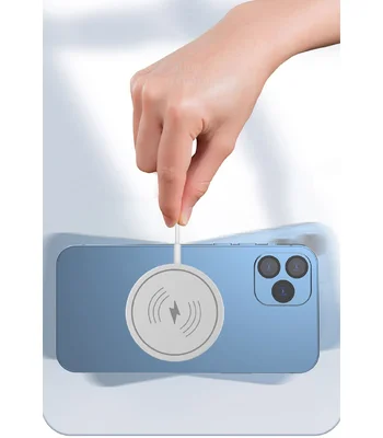 Бездротовий зарядний пристрій Jaster 15W MagSafe Charger Білий