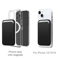 Чохол-гаманець Leather Wallet "JASTER" для iPhone with MagSafe Чорний