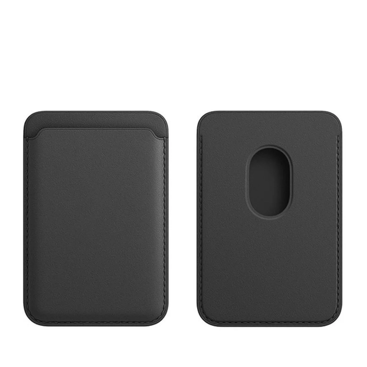 Чехол-бумажник Leather Wallet "JASTER" для iPhone with MagSafe Черный