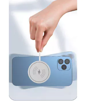 Беспроводное зарядное устройство "Jaster" 15W MagSafe Charger Белый Беспроводное зарядное устройство "Jaster" 15W MagSafe Charger Белый