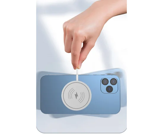 Беспроводное зарядное устройство "Jaster" 15W MagSafe Charger Белый