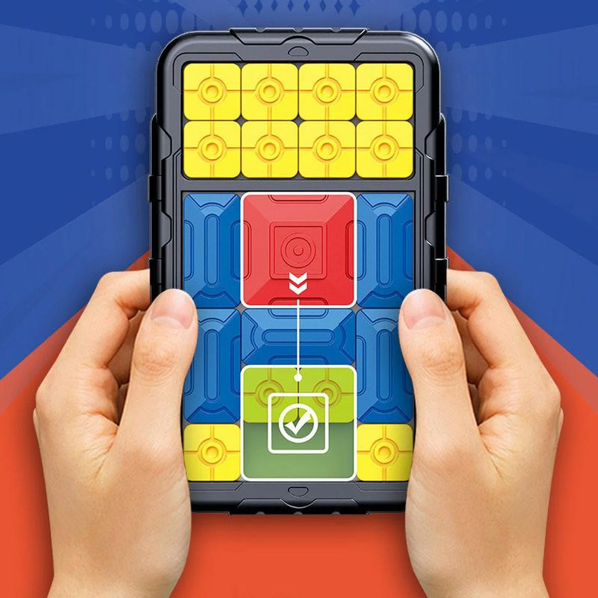 Портативная интерактивная игра Ummi 11844 Sliding Puzzle Colorful