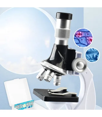 Дитячий вертикальний мікроскоп 3303 Black / White